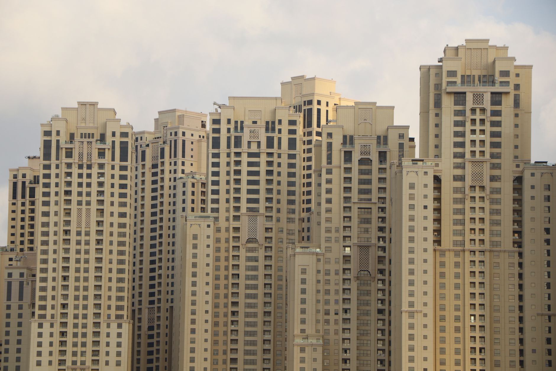 Dubai Marina's residential towers — every tenancy inside them is supposed to be registered in Ejari
