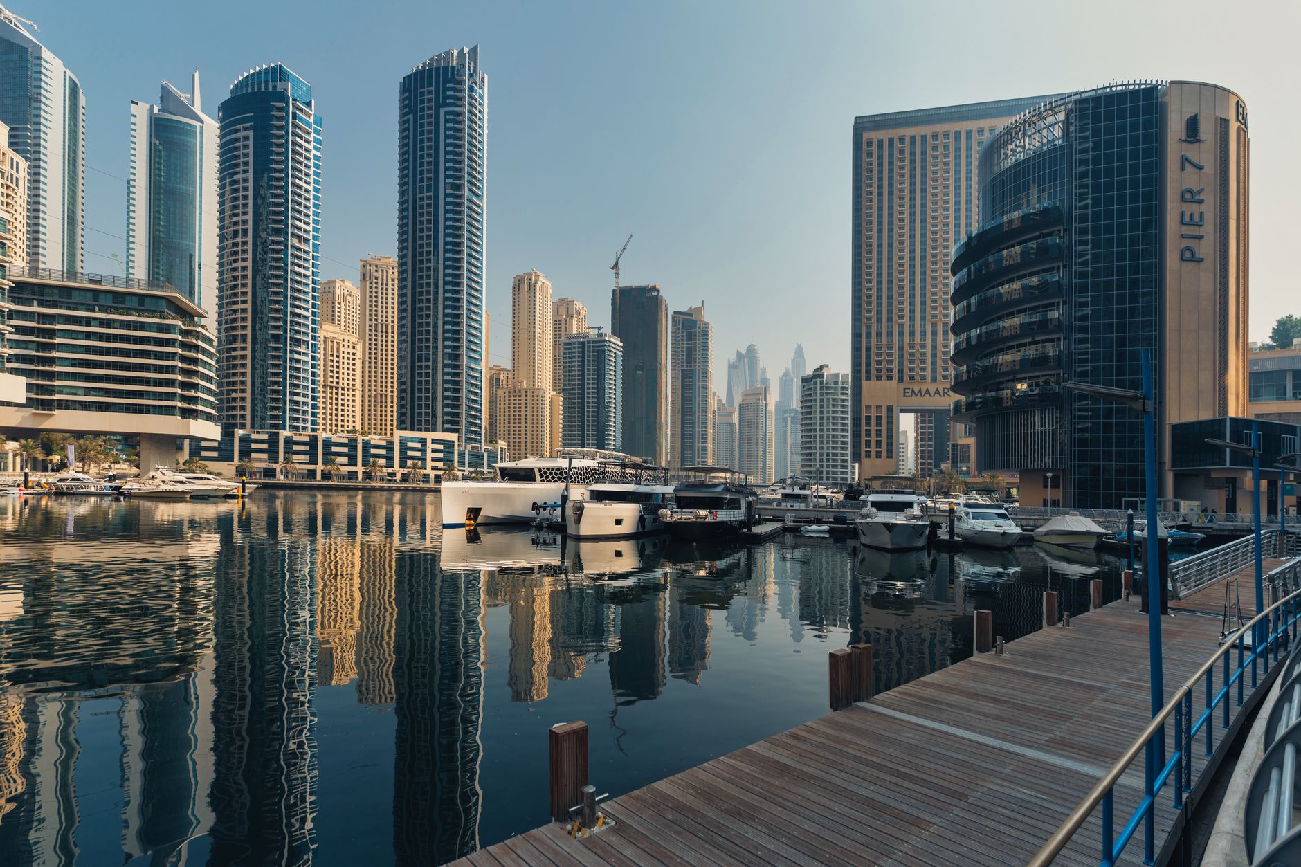 Dubai Marina — property investment here is one of the most common Golden Visa routes